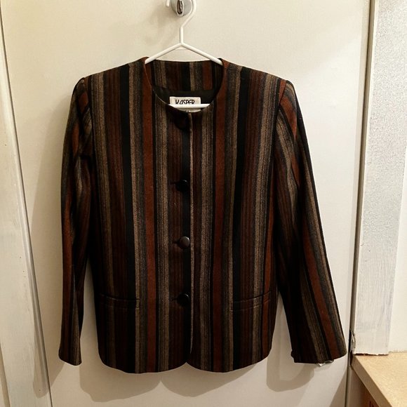 KASPER blazer size 14 colour warm earth tones - Picture 1 of 5